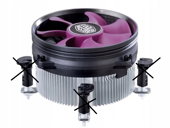 Chłodzenie procesora aktywne Cooler Master RR-X117