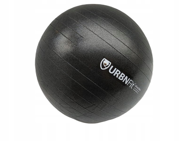 PIŁKA GIMNASTYCZNA FITNESS URBANFIT SZARA 65 CM