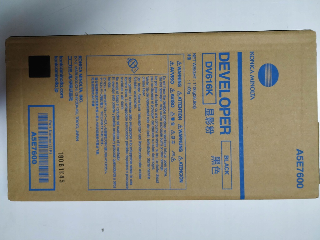 MINOLTA DV-616 K DV616 Black Minolta C1085 C1100 C6085 C6100 Ineo+ OKAZJA