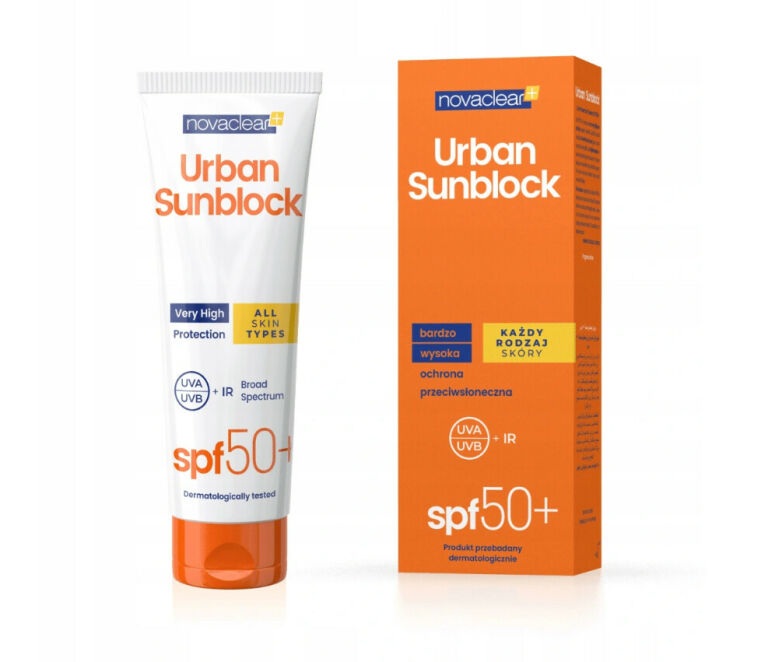 URBAN SUNBLOCK KREM OCHRONNY SPF50/30 NOVACLEAR