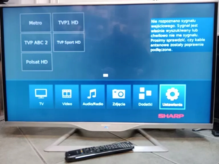 TV SHARP LC-39LE751E AQUOS LED 3D + PILOT ODB OS