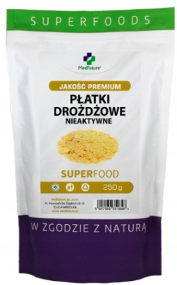 PŁATKI DROŻDŻOWE NIEAKTYWNE MedFuture 250 g