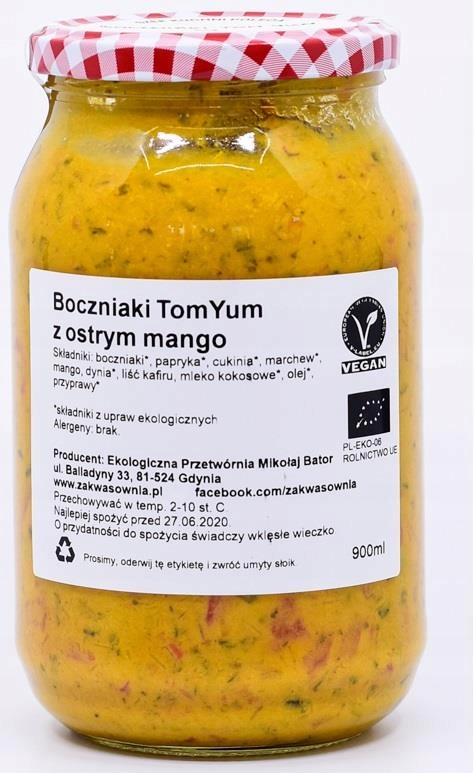 Gulasz Tom-Yum z Boczniakami I Mango Bio 900 ml -
