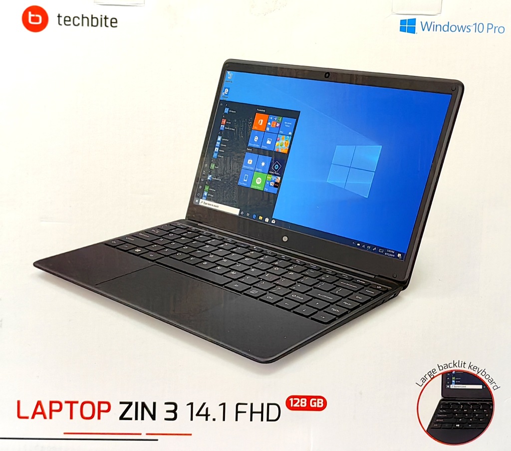 Laptop Techbite ZIN 3 14.1" FHD 2,80 128GB Win10