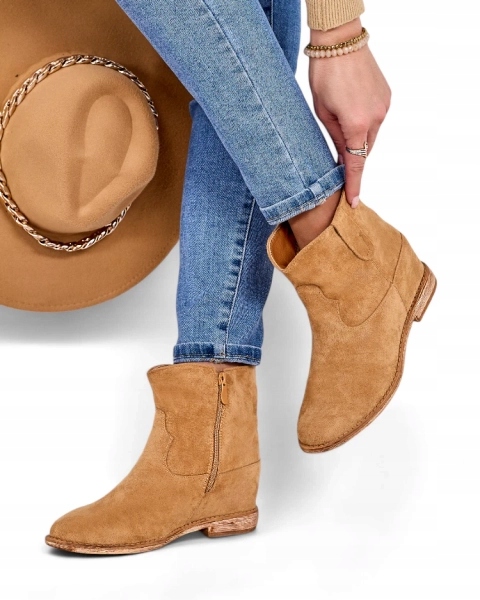 BRĄZOWE BOTKI DAMSKIE PATORIAS 40