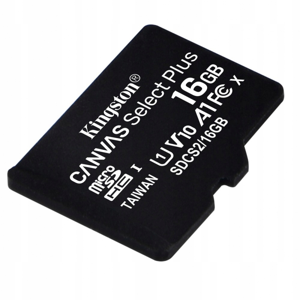 Kingston Karta pamięci microSD 16GB Canvas Select