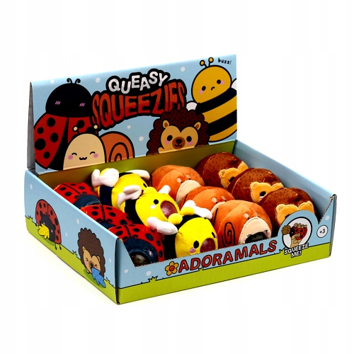 GNIOTEK PLUSZOWY ZWIERZĄTKA Z OGRODU 1SZT.MIX TY929