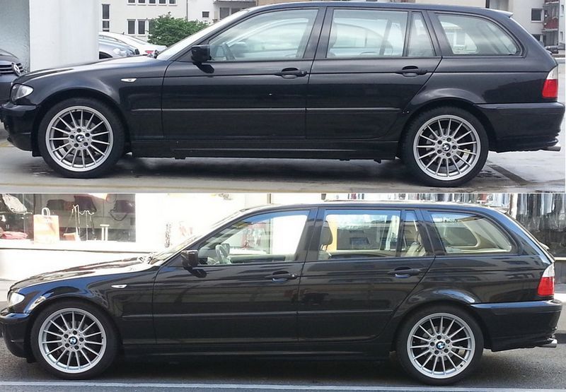 SPRĘŻYNY OBNIŻAJĄCE EIBACH BMW E46 TOURING TYŁ