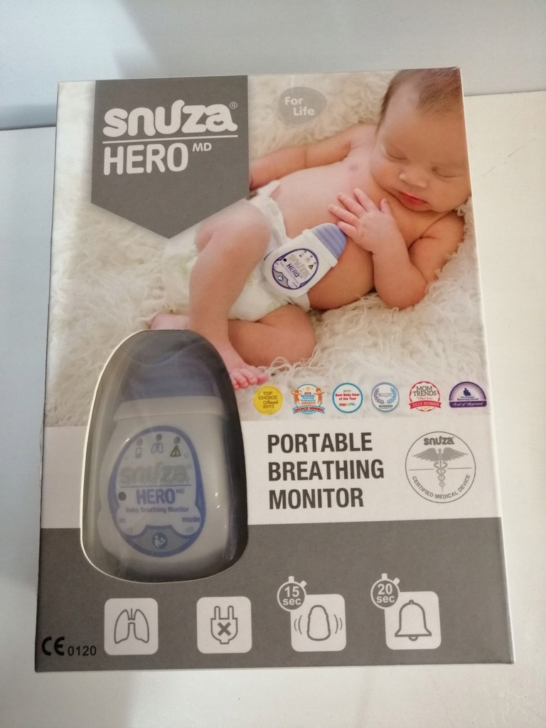 Monitor oddechu dla niemowląt Snuza Hero MD