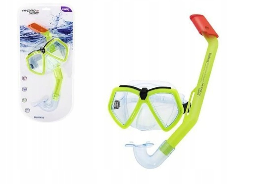 Green Diving Mask With Snorkel Bestway 24027