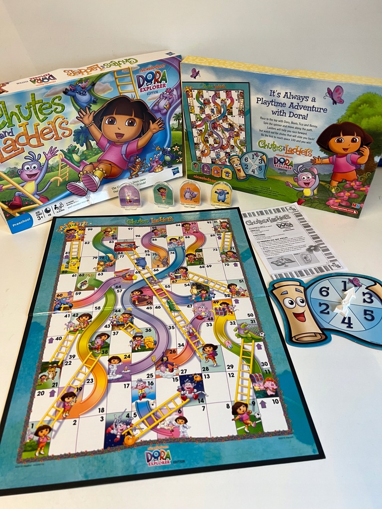 Gra angielska CHUTES AND LADDERS DORA THE EXPLORER