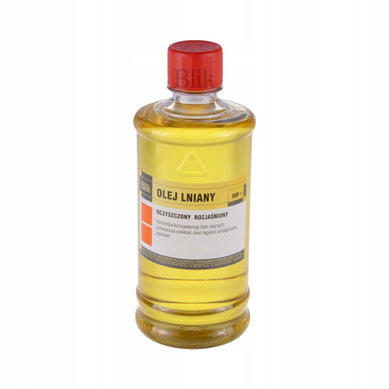 Olej lniany oczyszczony rozjaśniony BLIK 500 ml