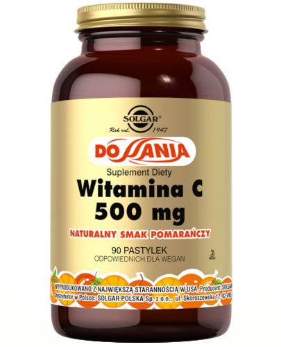 SOLGAR Witamina C 500 mg 90 pastylek do ssania