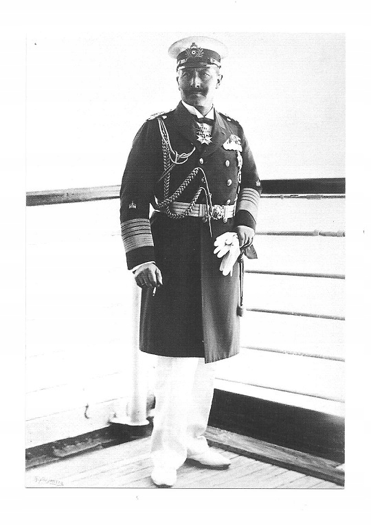 Poczt. - Cesarz Wilhelm II w mundurze admiralskim