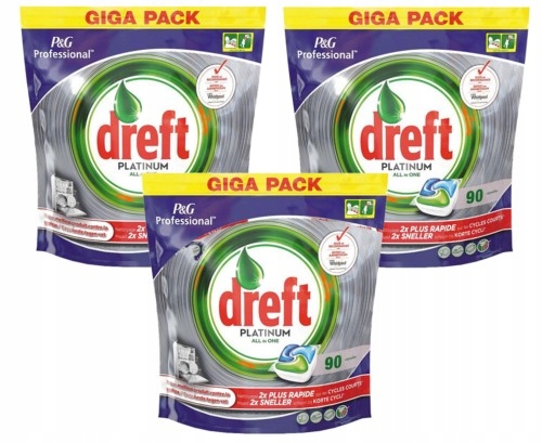 Dreft Platinum Original Tabletki 90+180 = 270 BE