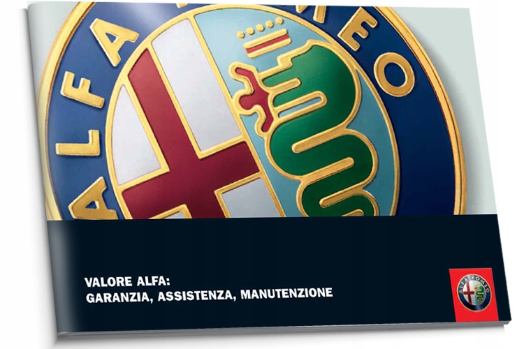 Alfa Romeo Nowa Włoska Książka Serwisowa