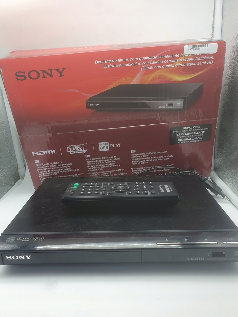 Odtwarzacz DVD Sony DVP-SR760HB