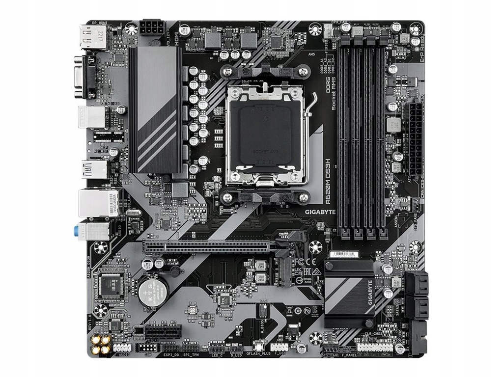 Gigabyte A620M DS3H | Processor family AMD | Processor socket AM5 | DDR5 |