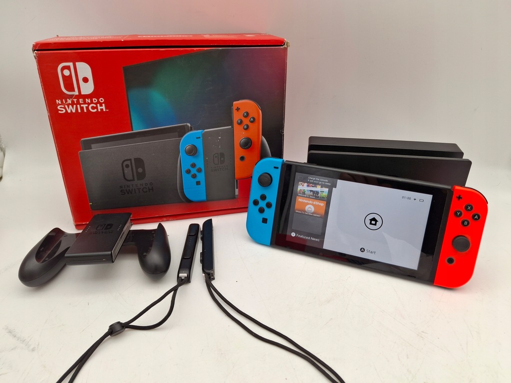 Konsola Nintendo Switch V2 KOMPLET! OKAZJA!