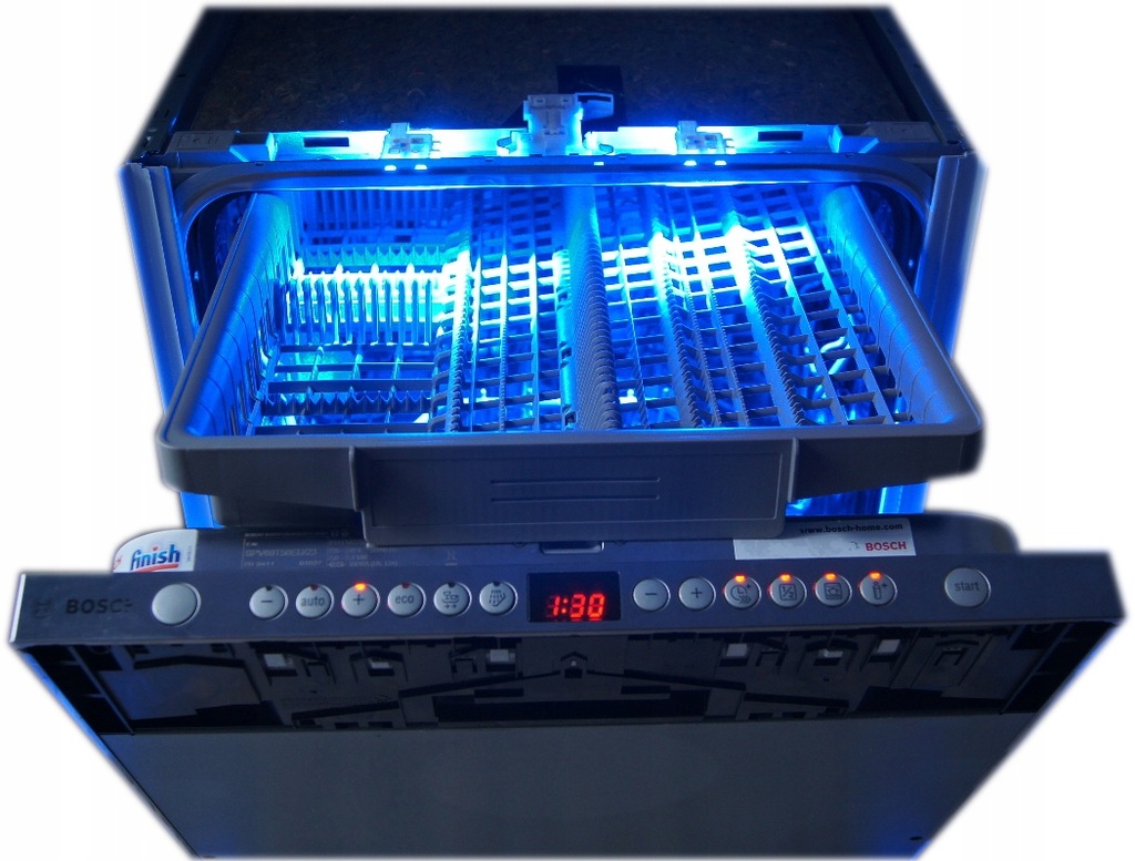 BOSCH Zmywarka 45cm 3 KOSZE INOX TimeLight LED 8654186568 oficjalne