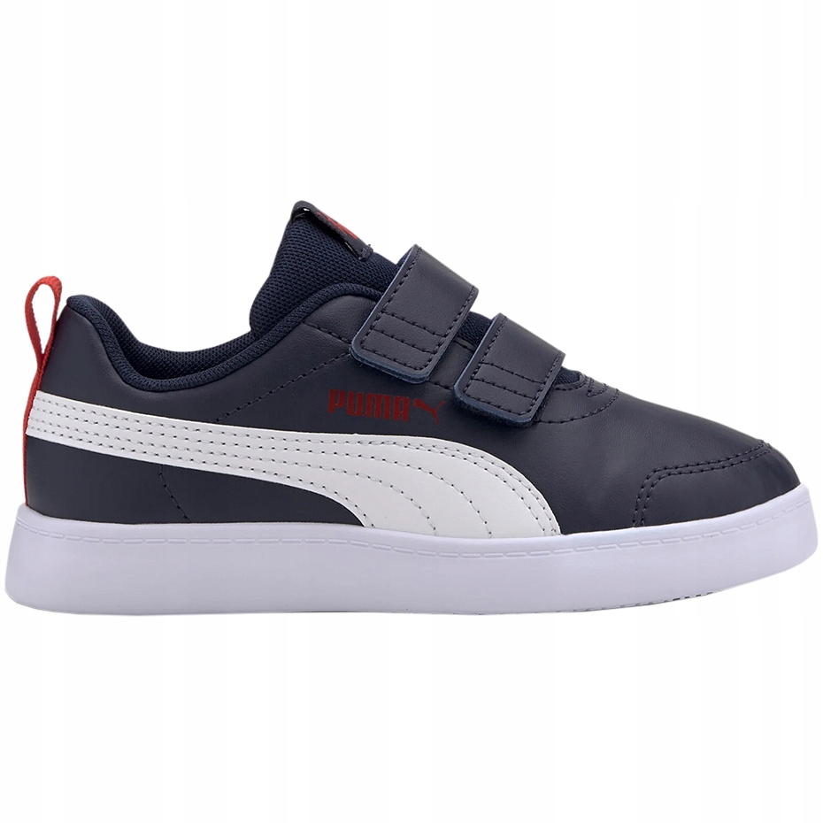 Buty dla dzieci Puma Courtflex v2 V PS granatowo-białe 371543 01 35