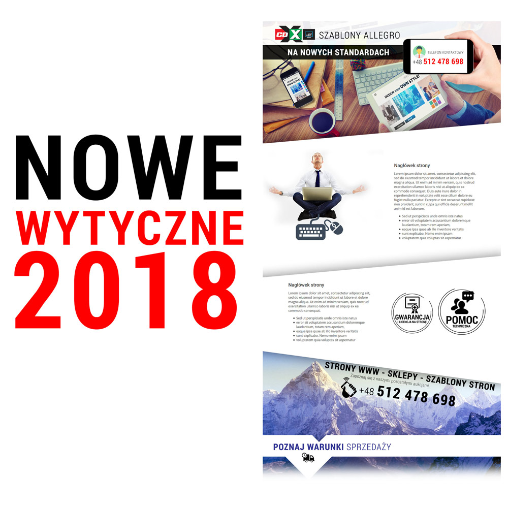 Szablon Allegro Nowe Wytyczne 2018 Szablony 7128096009 Oficjalne Archiwum Allegro