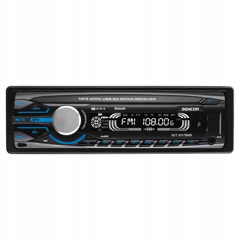 SCT 5017BMR Moc 4x40W,Bluetooth z mic,USB/SD/MMC,