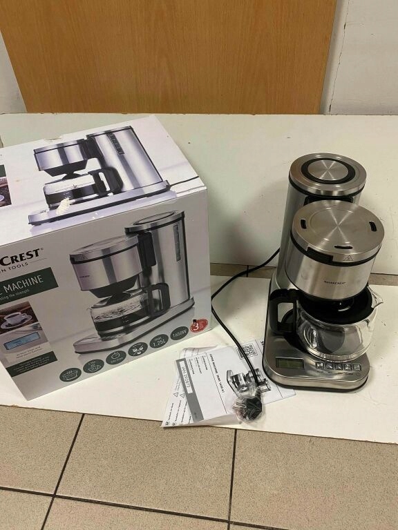 SILVERCREST COFFEE MACHINE SKMT 1650 A1 9983099027 oficjalne