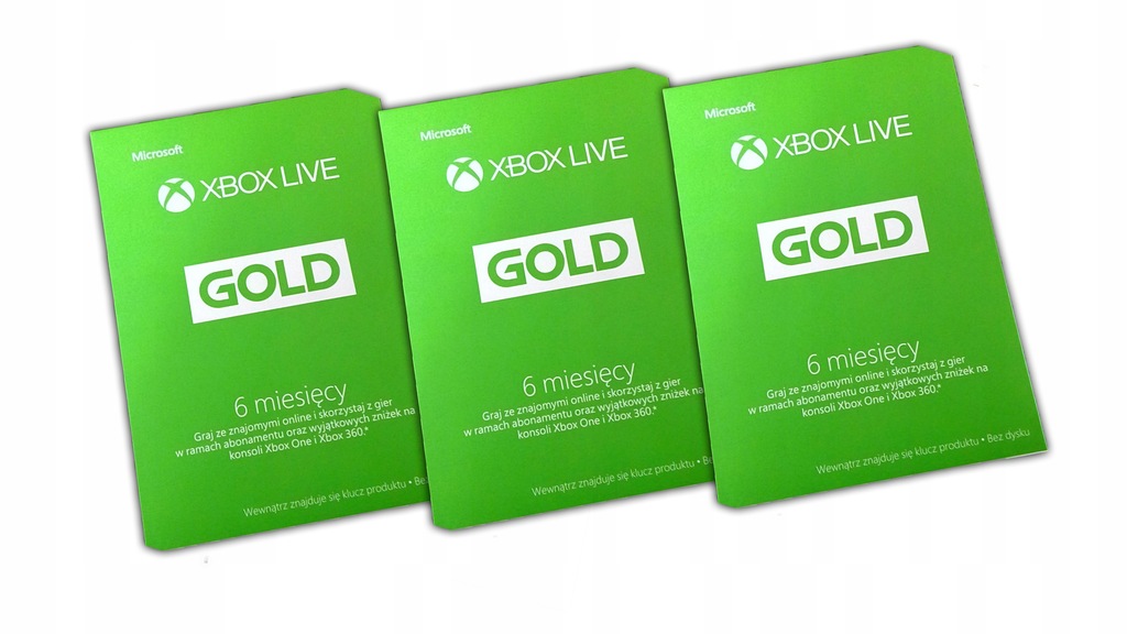 XBOX LIVE GOLD 6 MIESIĘCY - WERSJA CYFROWA - 7625578568 - oficjalne ...