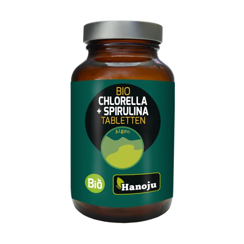 CHLORELLA I SPIRULINA EKOLOGICZNA 400 MG 300 BIO 7437540678