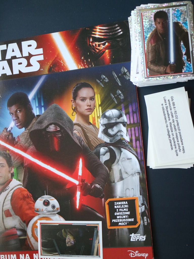 Naklejki STAR WARS Przebudzenie Mocy komplet album