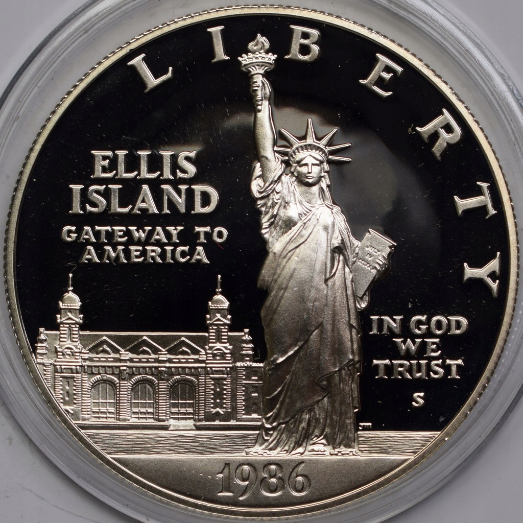 1986 S USA 100-lecie Statui Wolności - dollar - $1