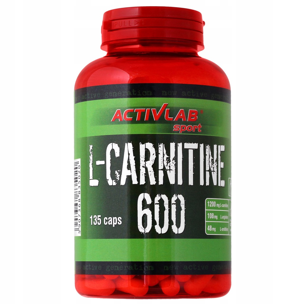 Activlab L-karnityna L-carnitine 600 135 kaps.