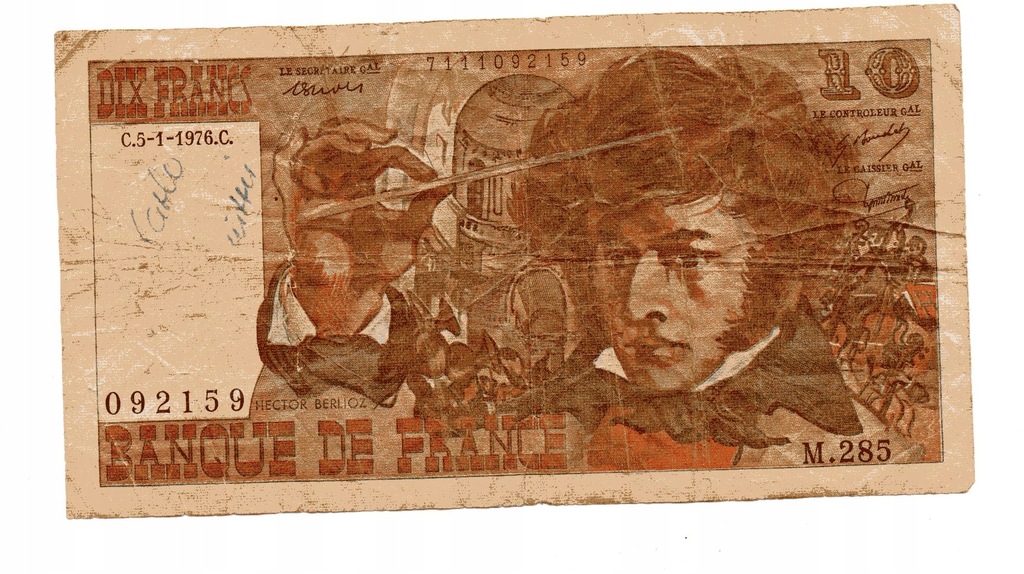 FRANCJA 10 fr 1976