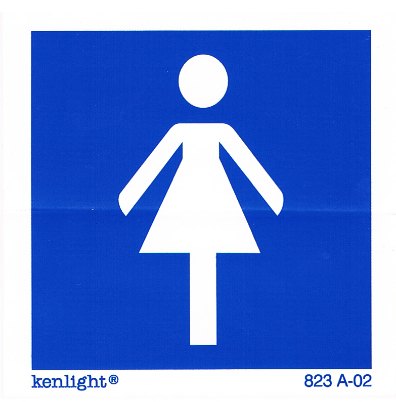 WC dla Kobiet 5 szt Znaki BHP Informacyjne - 6617567449 