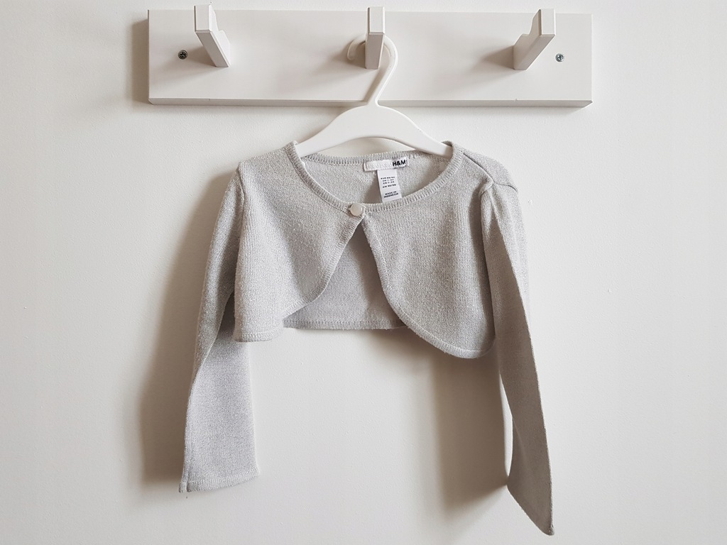 H&M bolerko rozpinany sweterek 86 - 92 cm