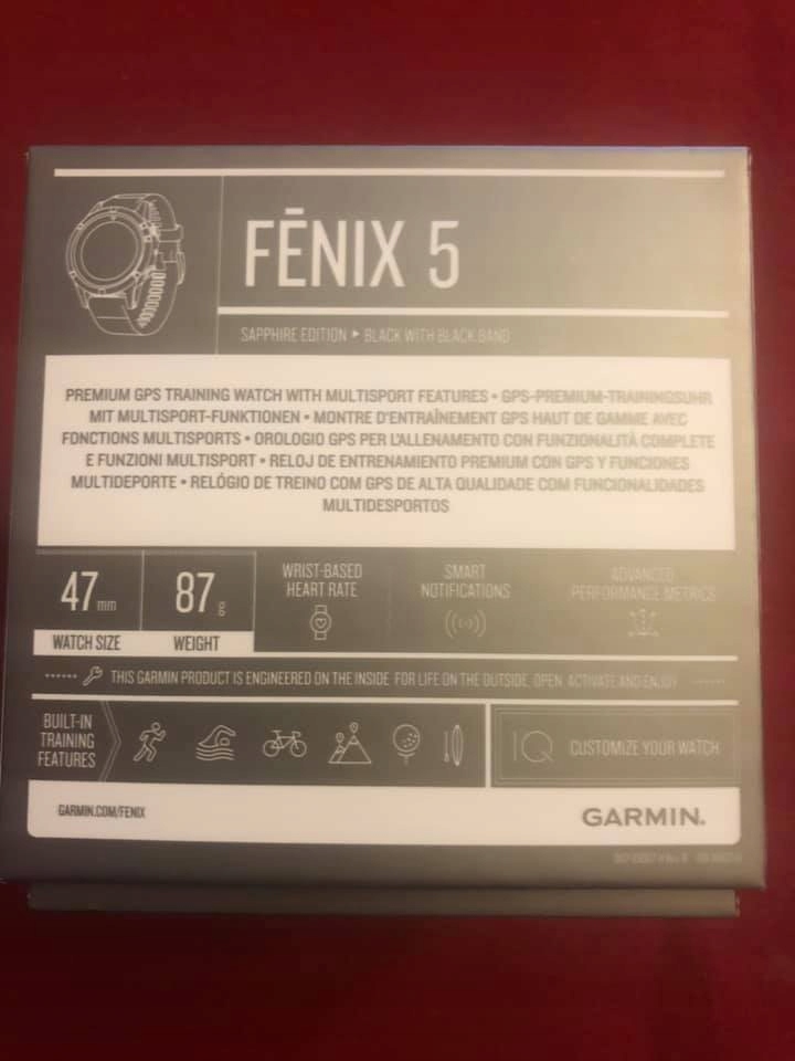 Garmin Fenix 5 Sapphire Edition