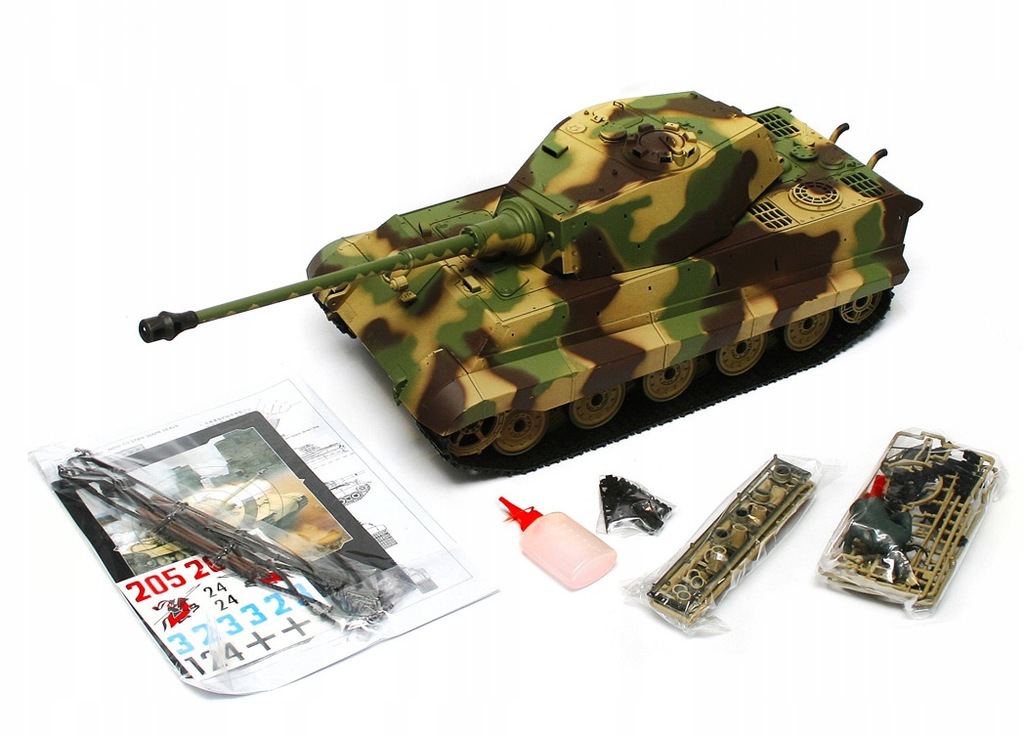 Купить Дистанционно управляемый танк HL German King Tiger 1:16: отзывы, фото, характеристики в интерне-магазине Aredi.ru