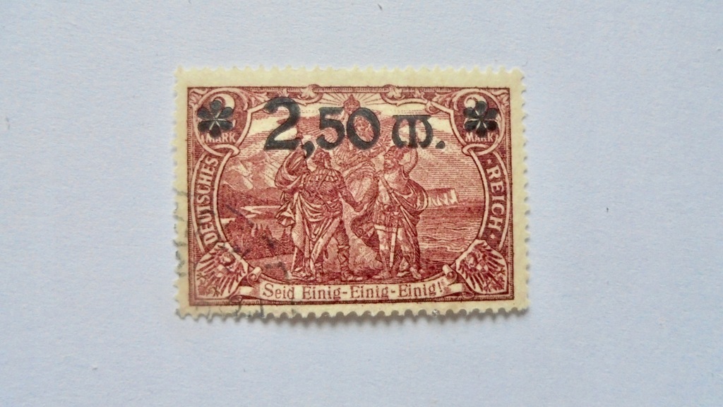 1920 DR Mi.118a kasowany znaczek, stan dobry, wartość 200,- Euro