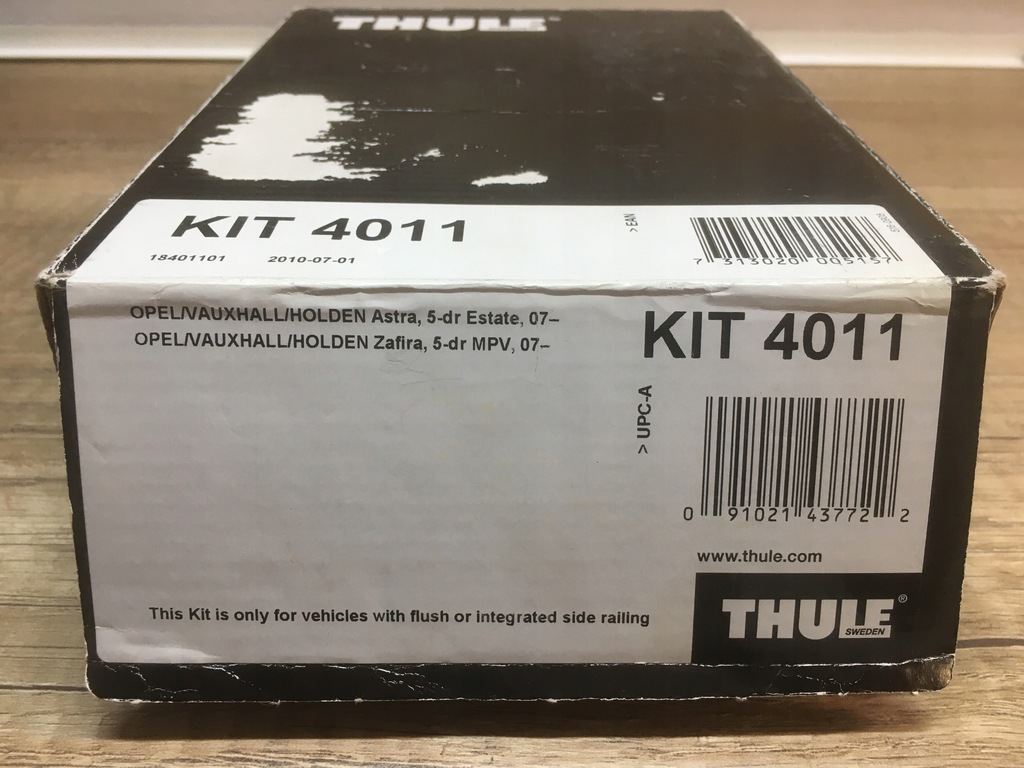 Kit Thule 4011 nowy do Opel Astra oraz Zafira