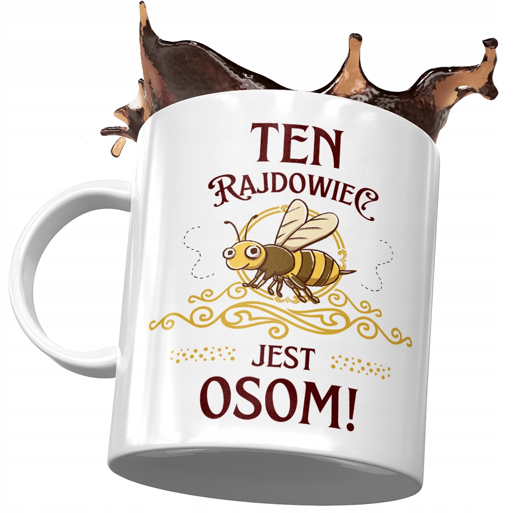 Kubek Dla Rajdowca Ten Rajdowiec Jest Osom! z Nadrukiem ze Zdjęciem