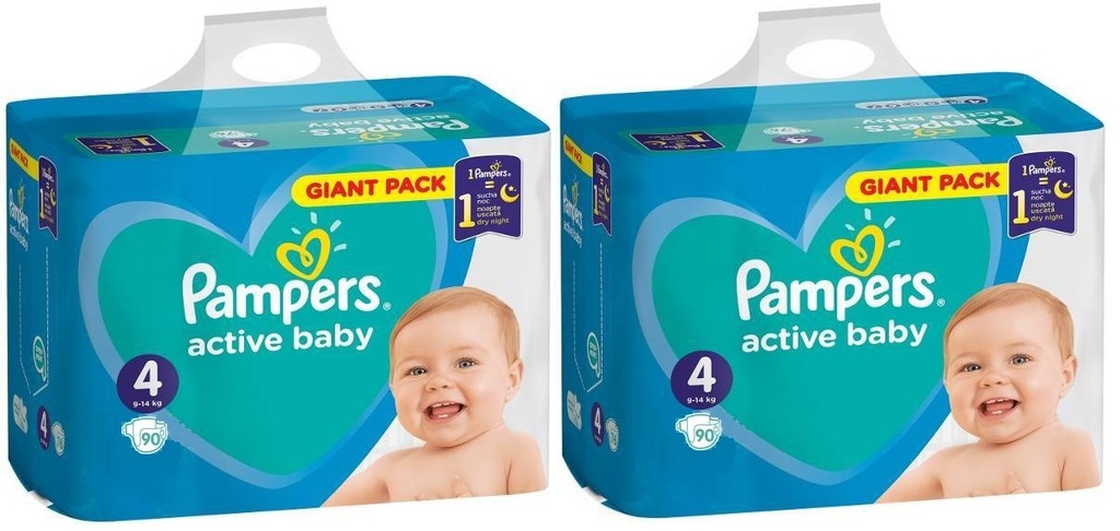 Купить ПОДГУЗНИКИ PAMPERS ACTIVE BABY 4 180 шт. 9-14 кг.: отзывы, фото, характеристики в интерне-магазине Aredi.ru