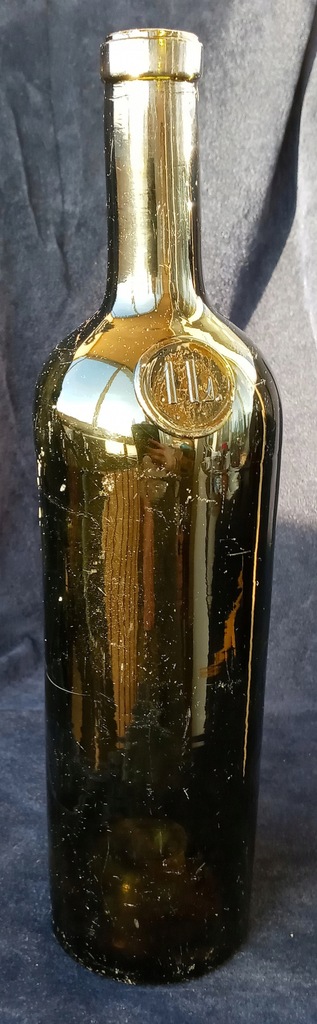 XIX-WIECZNA BUTLA ZE STEMPLEM 1 LITR