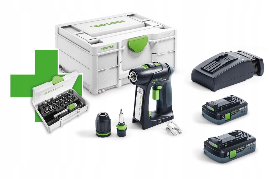 Festool Wiertarko wkrętarka 18V C 18 HPC 2x4Ah Bit