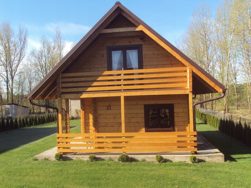 DOM z BALI, drewno BAL fi 20cm 34+34m2 25000zł