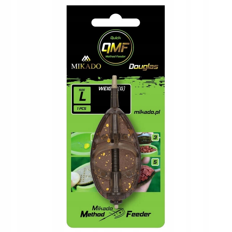 Koszyczek Mikado Quick Method Feeder Douglas - rozmiar L 1x20g