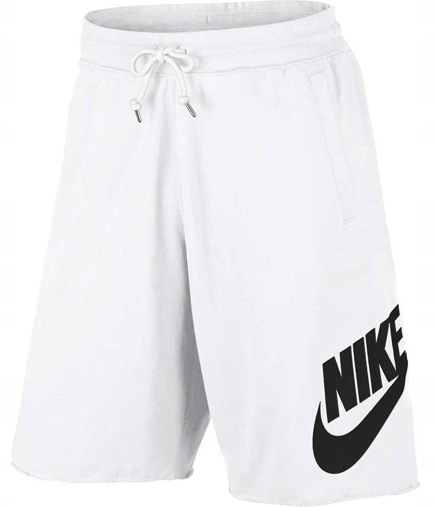 SPODENKI NIKE CAŁE BIAŁE MĘSKIE SHORT R-XS