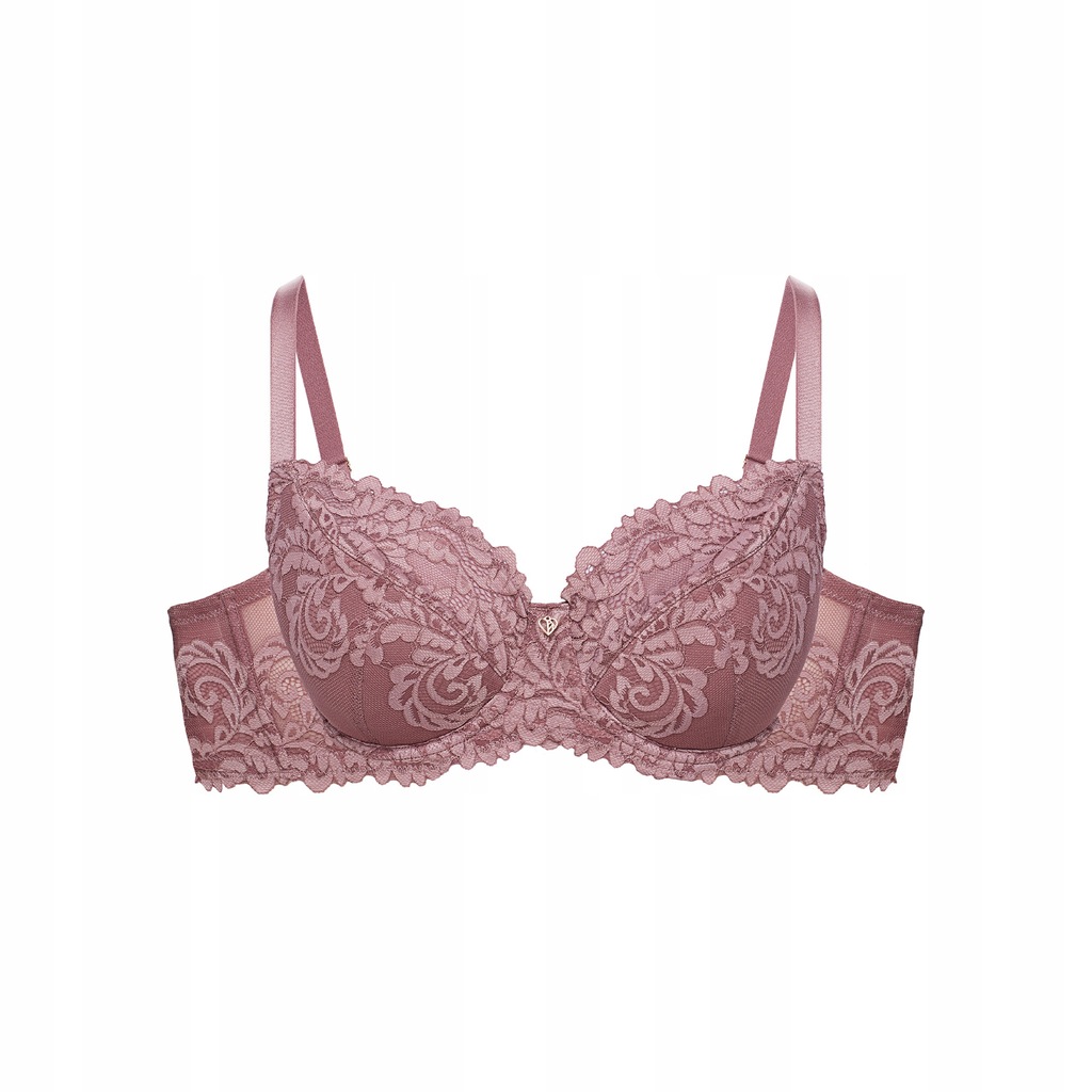 Biustonosz półusztywniany damski stanik roślinna koronka Esotiq Lynn 70E