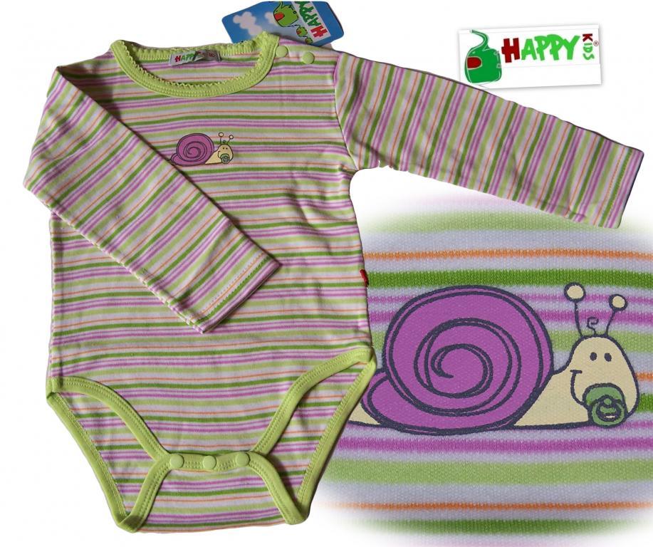 Body+koszulka Happy Kids, NOWE! r.68,74.