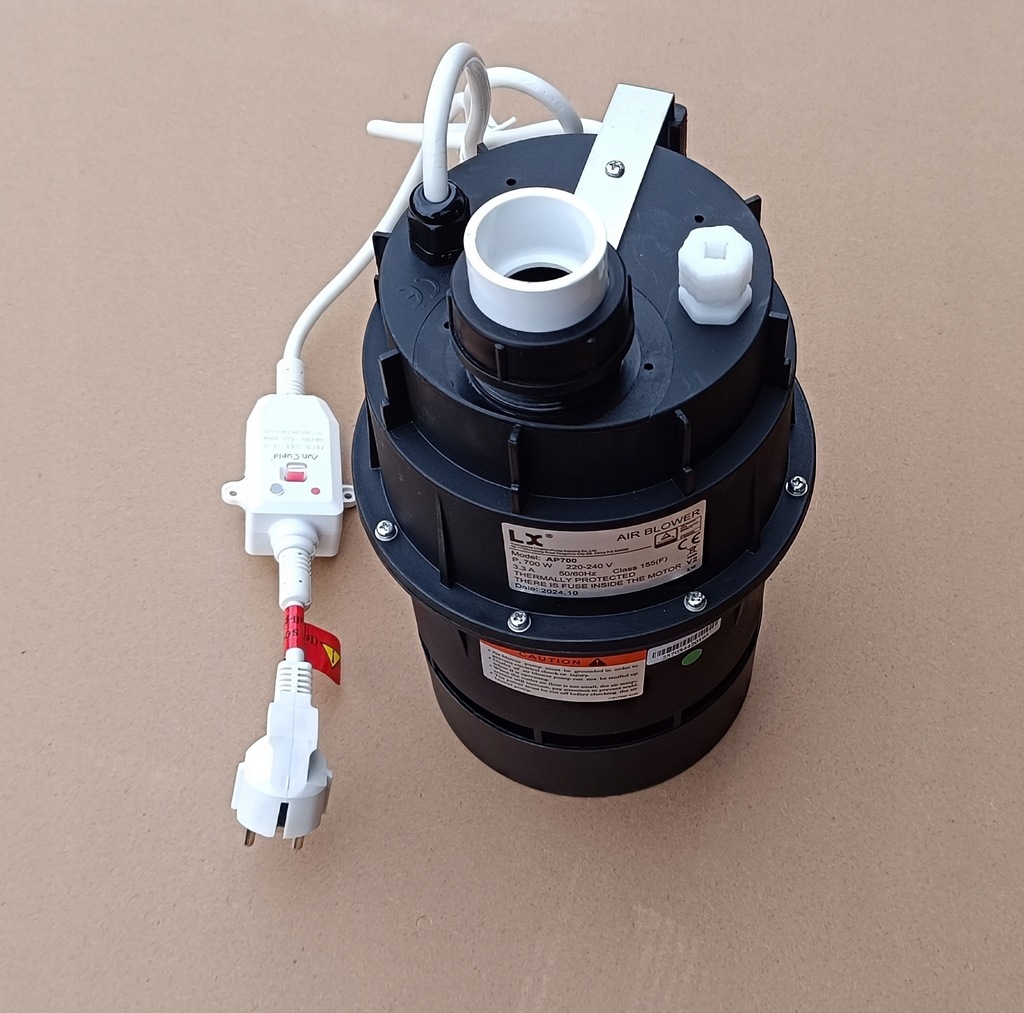 ブルマ da Mocna Dmuchawa 700 W Pompa powietrza Blower wanny z